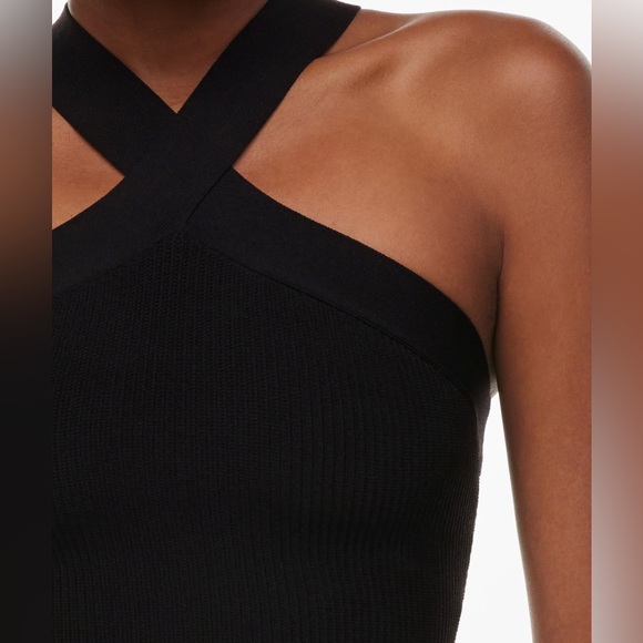 Babaton Sculpt Knit Criss Cross Cropped Tank - Picture 5 of 12